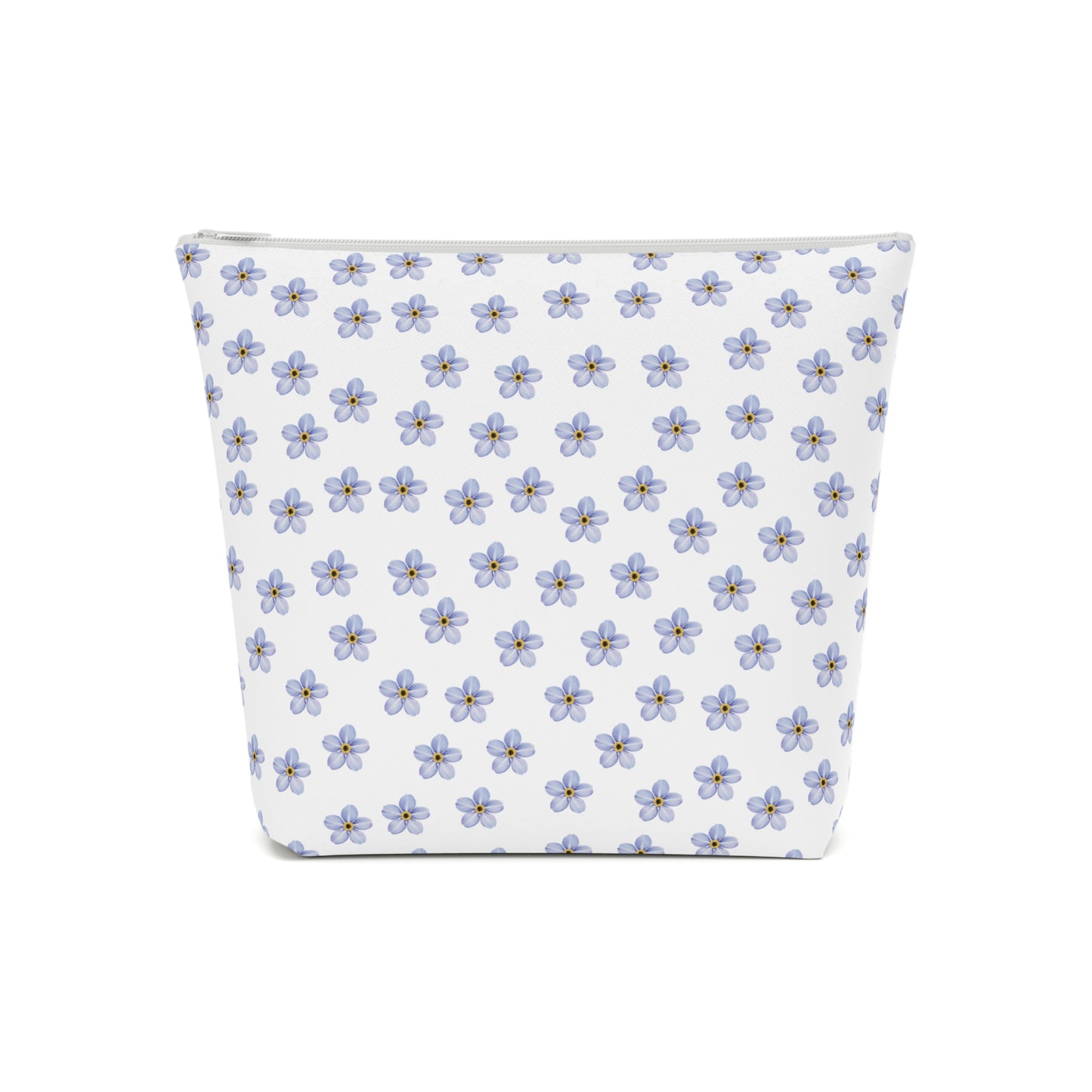 Cottage girl aesthetic cosmetic bag - forget-me-not