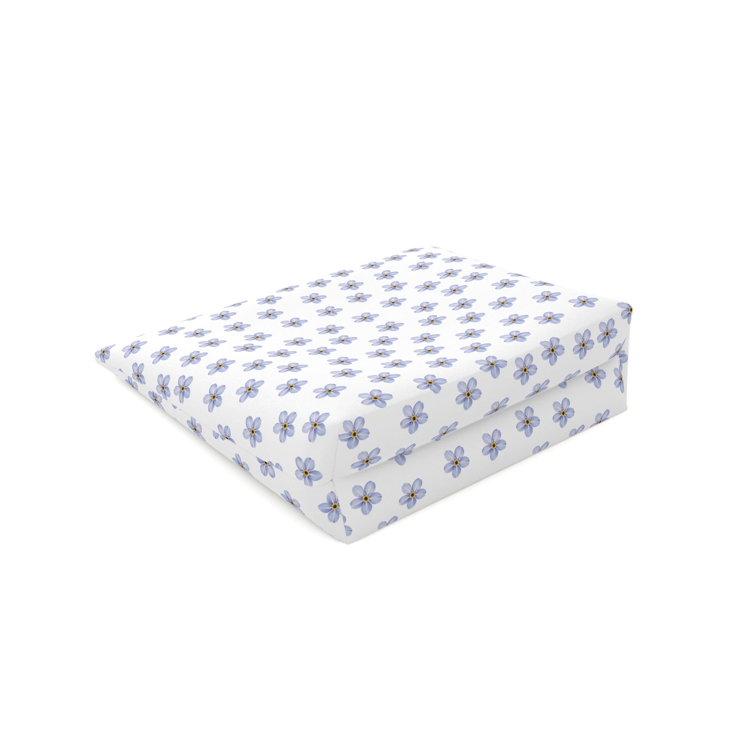 Cottage girl aesthetic cosmetic bag - forget-me-not