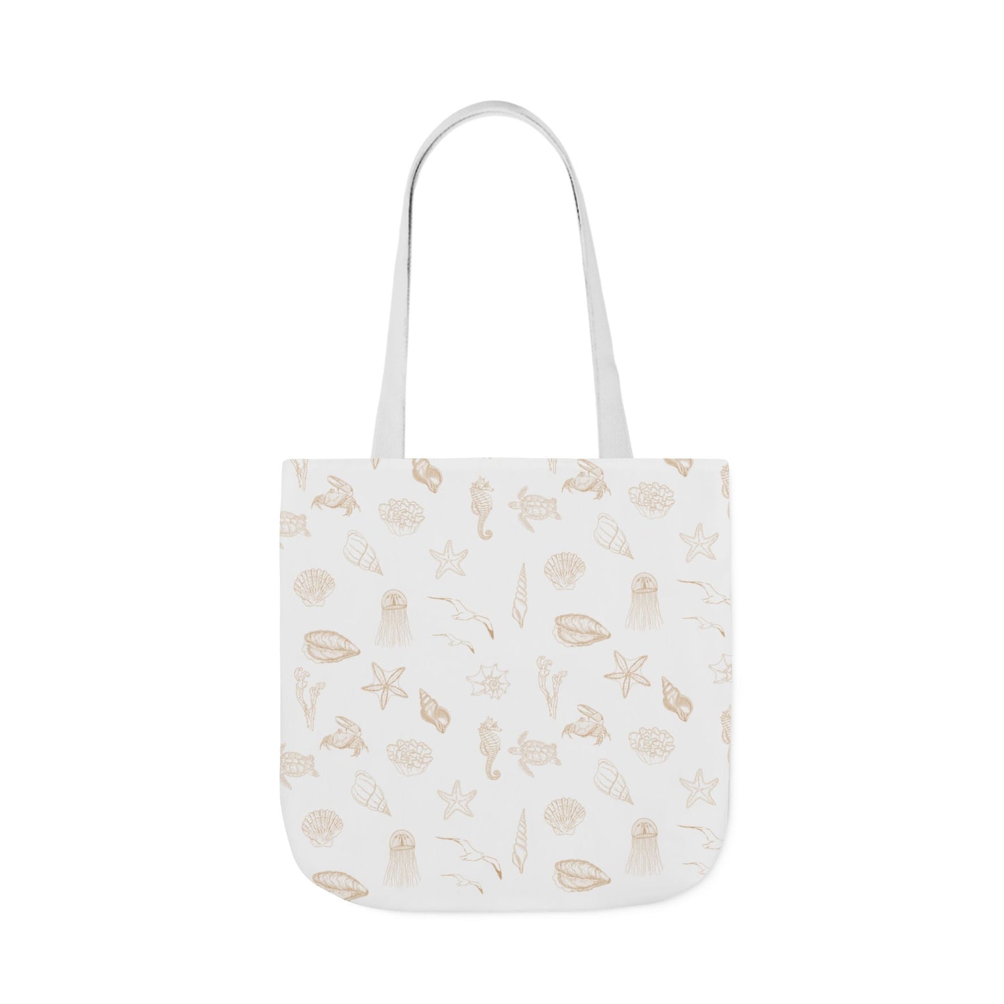 Beach girl aesthetic tote bag - sand beige