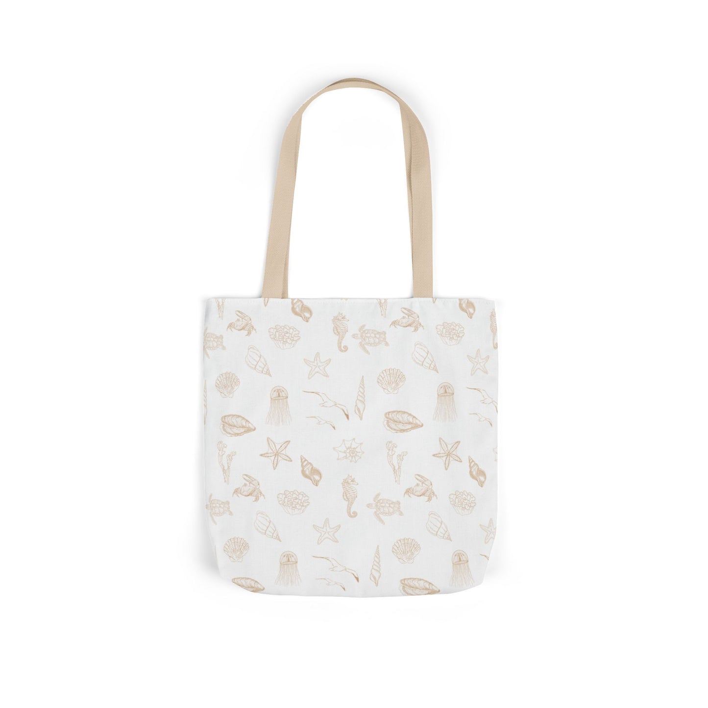 Beach girl aesthetic tote bag - sand beige