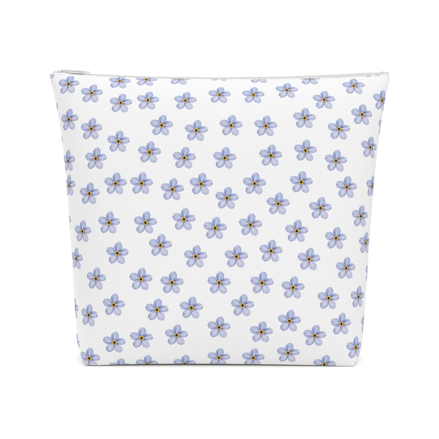 Cottage girl aesthetic cosmetic bag - forget-me-not