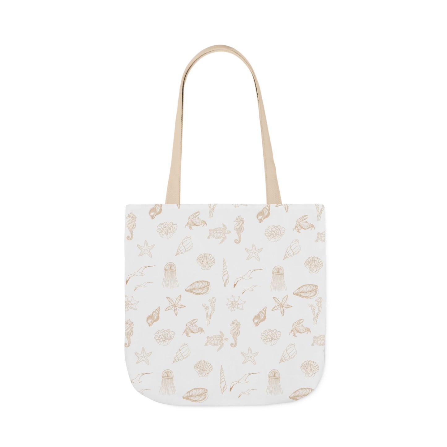Beach girl aesthetic tote bag - sand beige