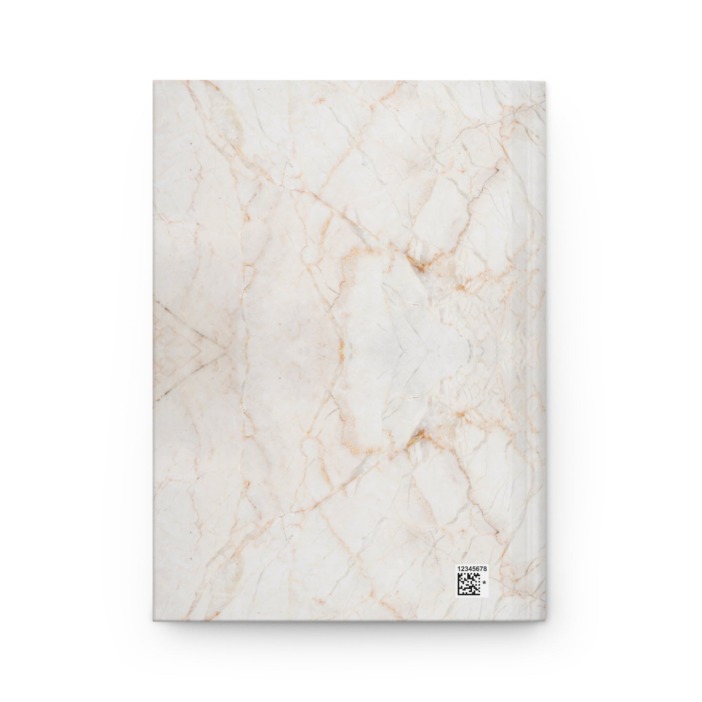 Clean girl aesthetic hardcover journal - beige marble