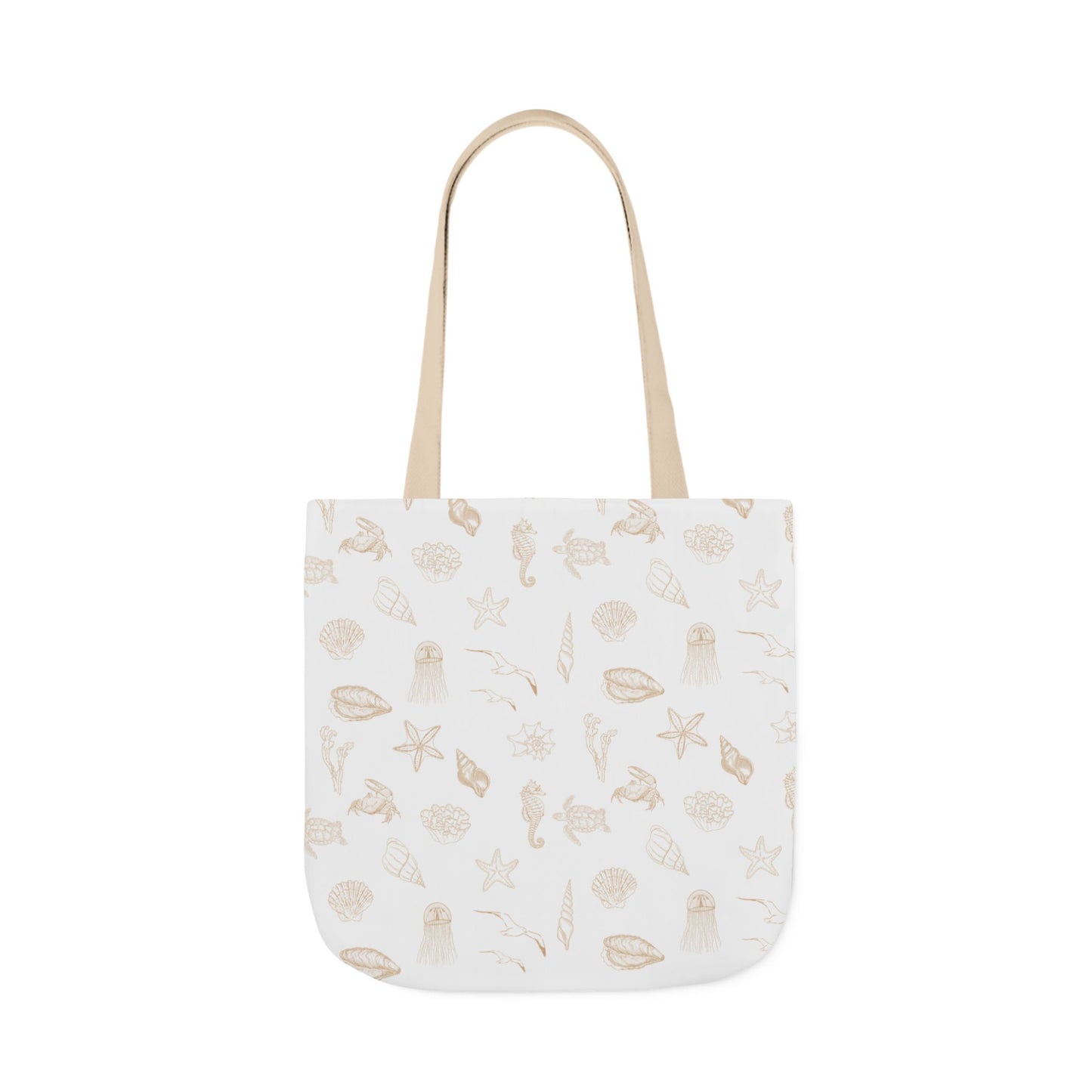 Beach girl aesthetic tote bag - sand beige
