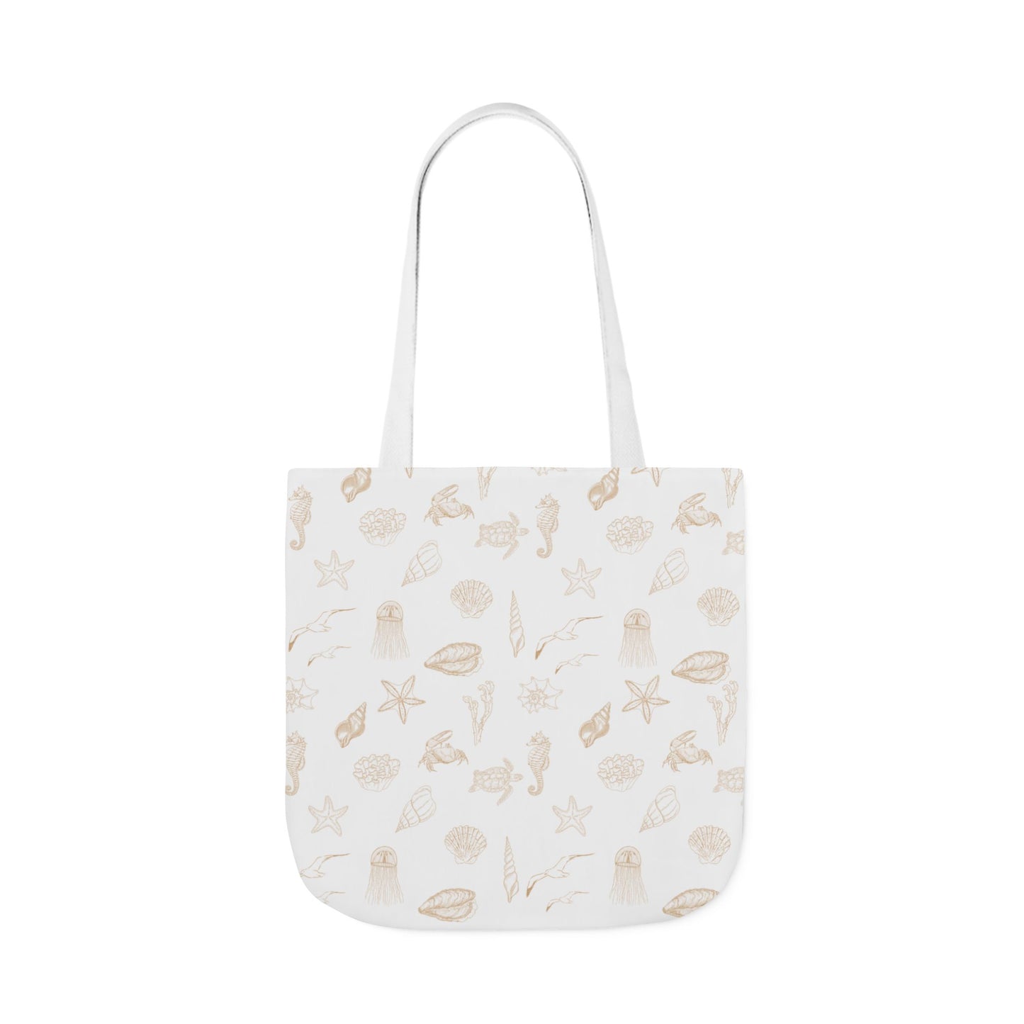 Beach girl aesthetic tote bag - sand beige