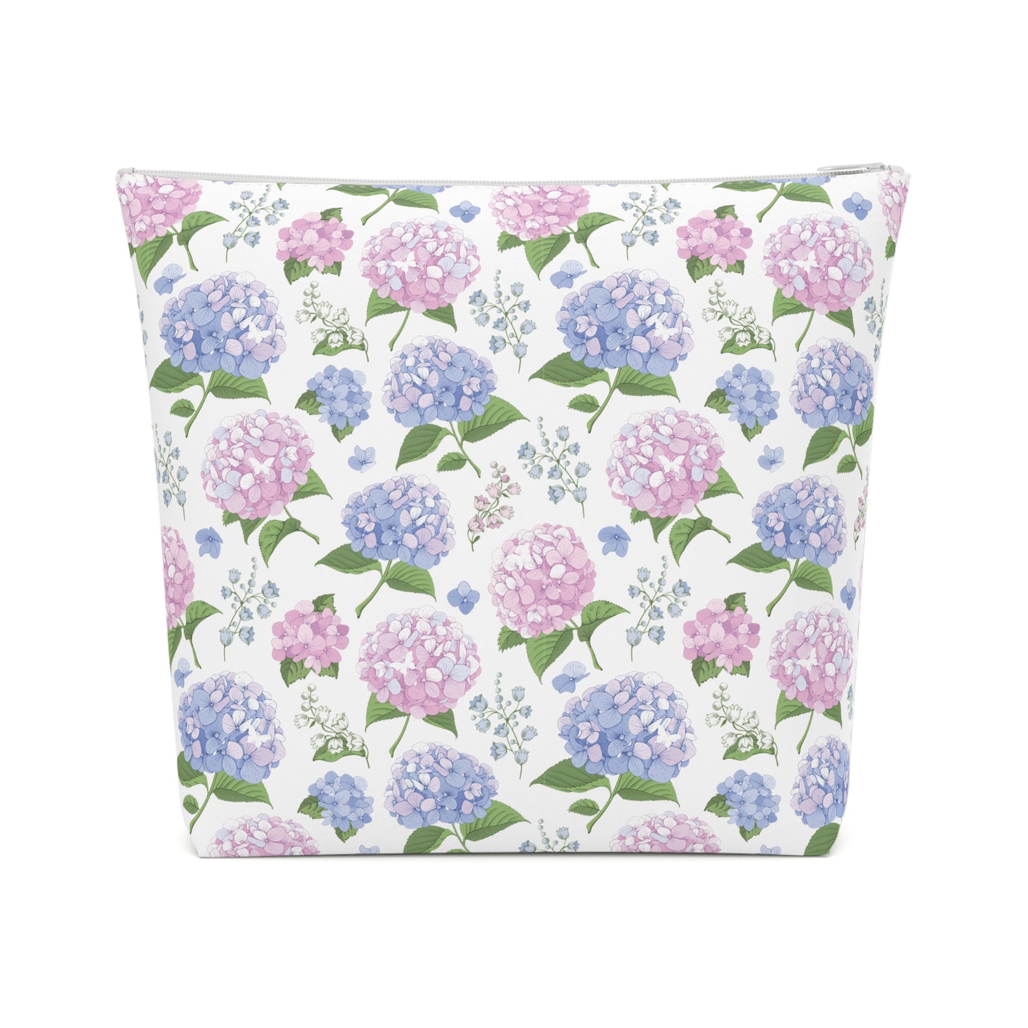 Cottage girl aesthetic cosmetic bag - hydrangea