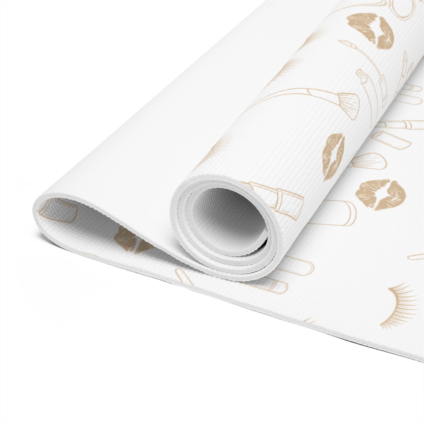 Clean girl aesthetic foam mat - beige