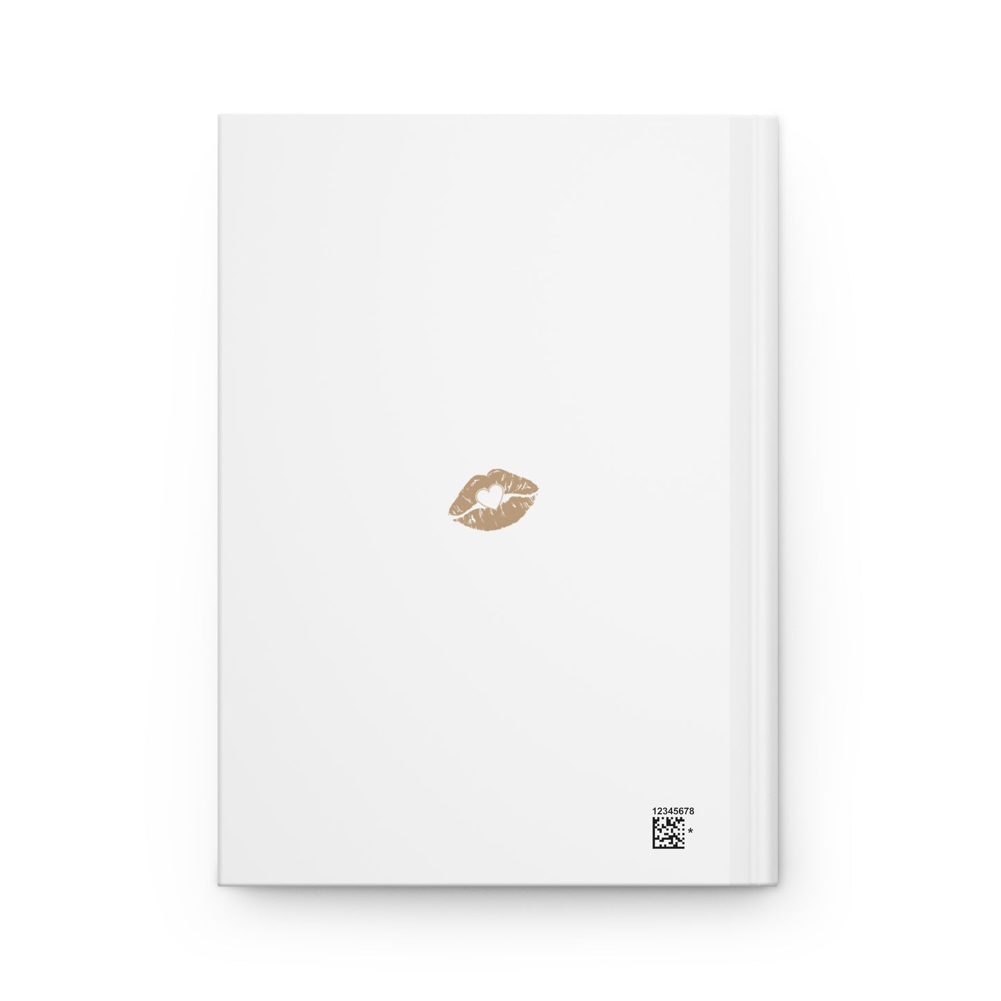 Clean girl aesthetic hardcover journal - beige text