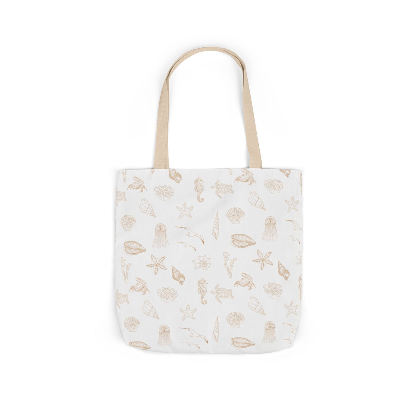 Beach girl aesthetic tote bag - sand beige