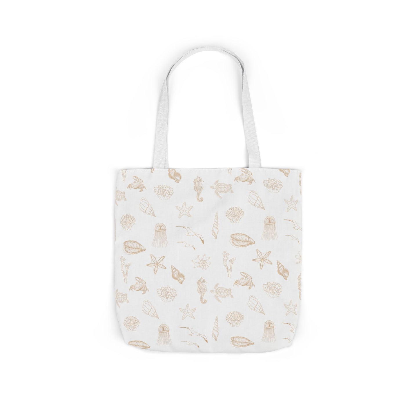 Beach girl aesthetic tote bag - sand beige