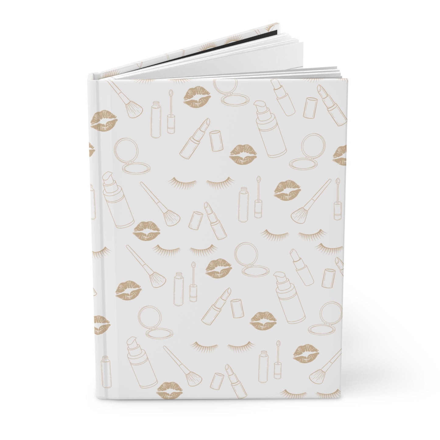 Clean girl aesthetic hardcover journal - beige