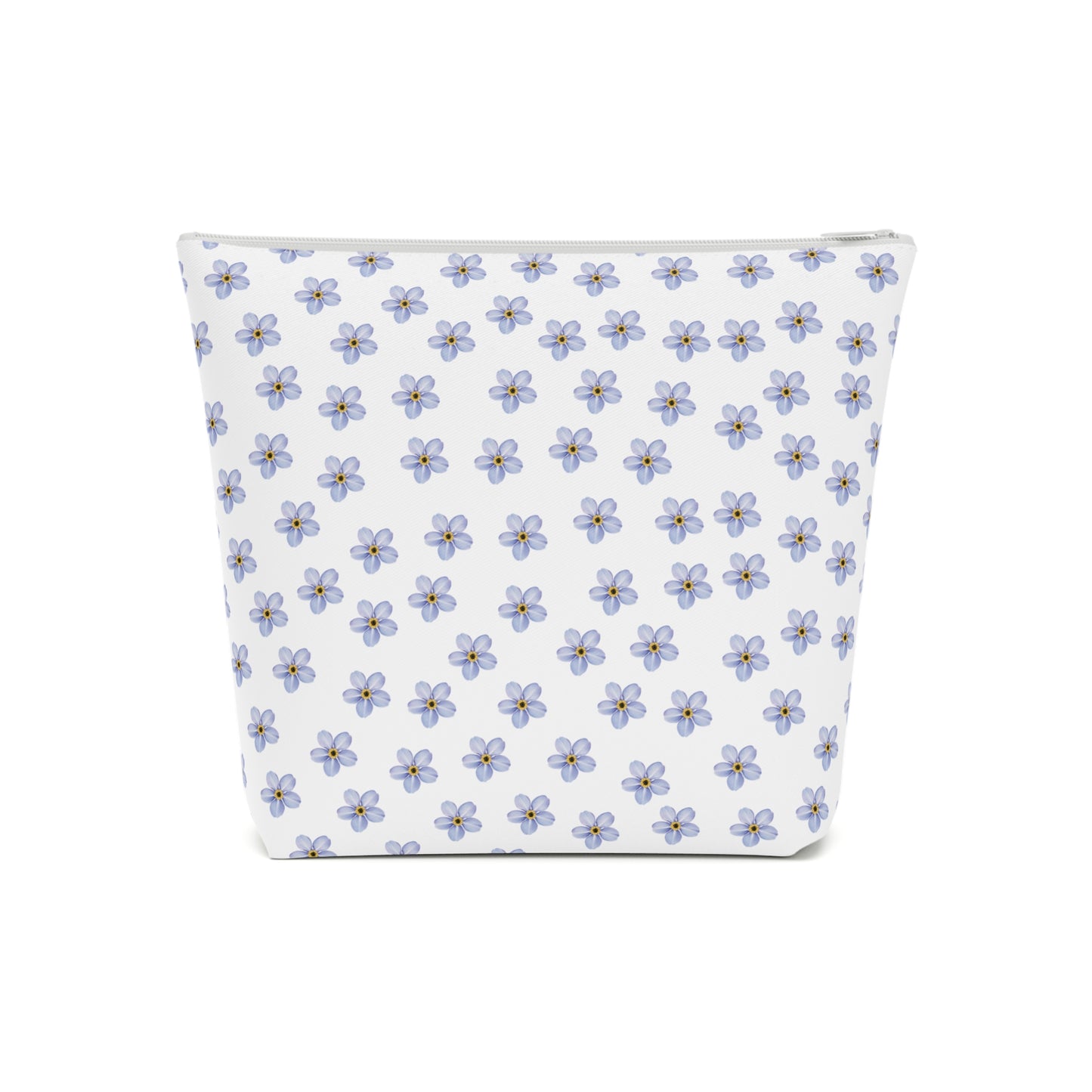 Cottage girl aesthetic cosmetic bag - forget-me-not