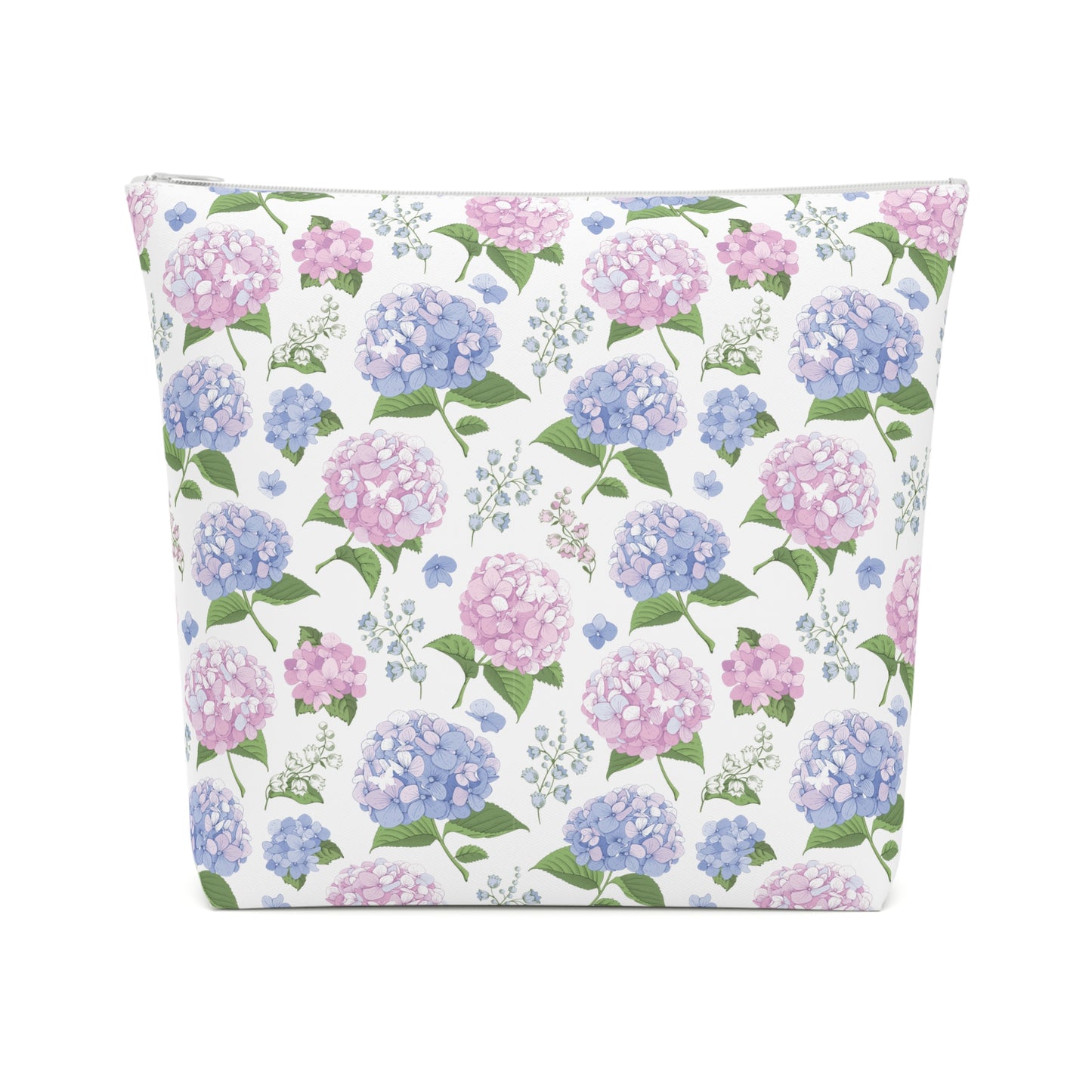 Cottage girl aesthetic cosmetic bag - hydrangea