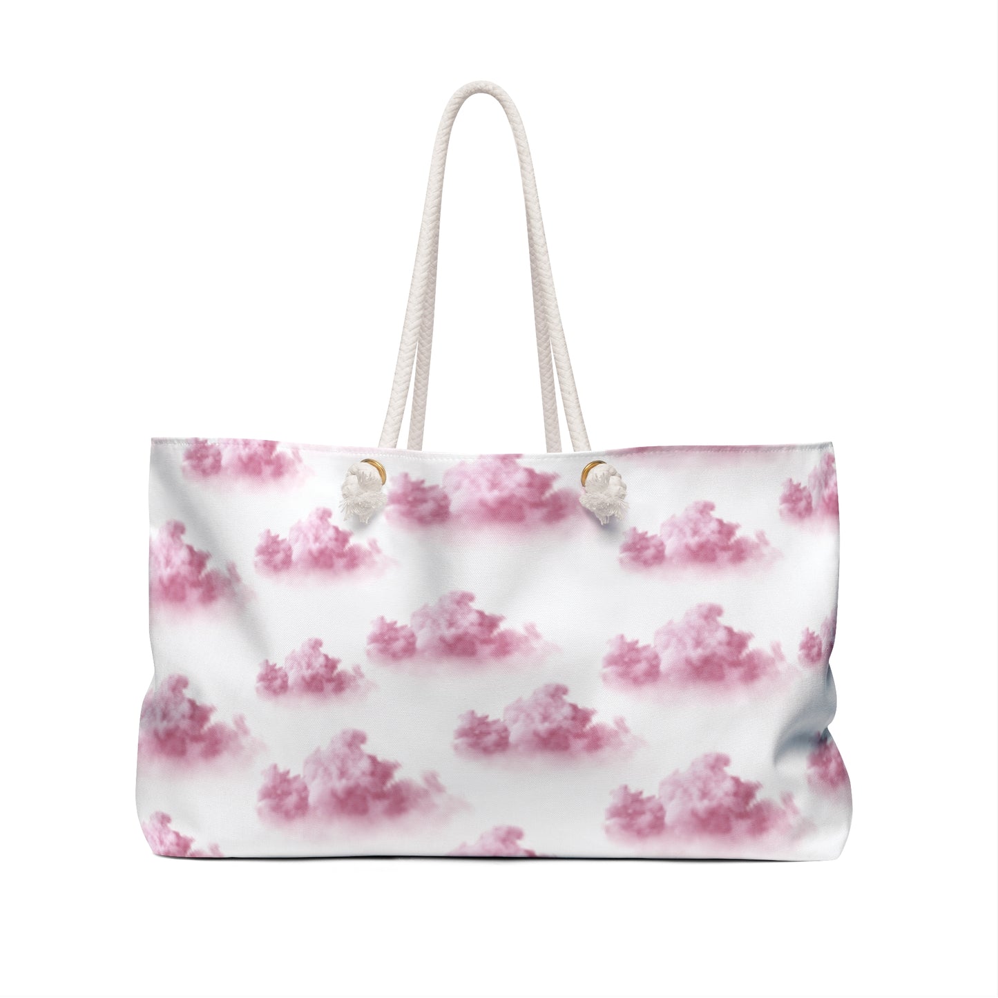 Pink girl aesthetic bag - clouds