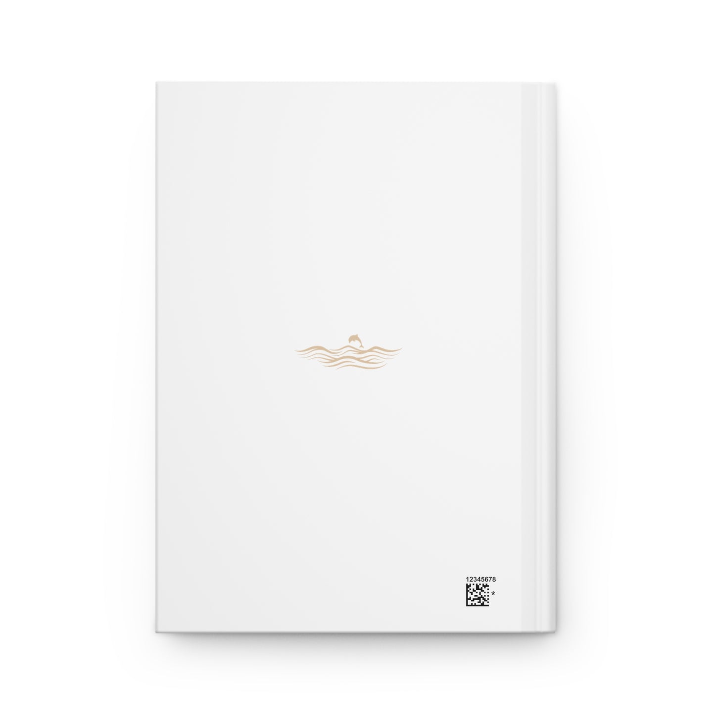 Beach girl aesthetic hardcover journal - sand beige text