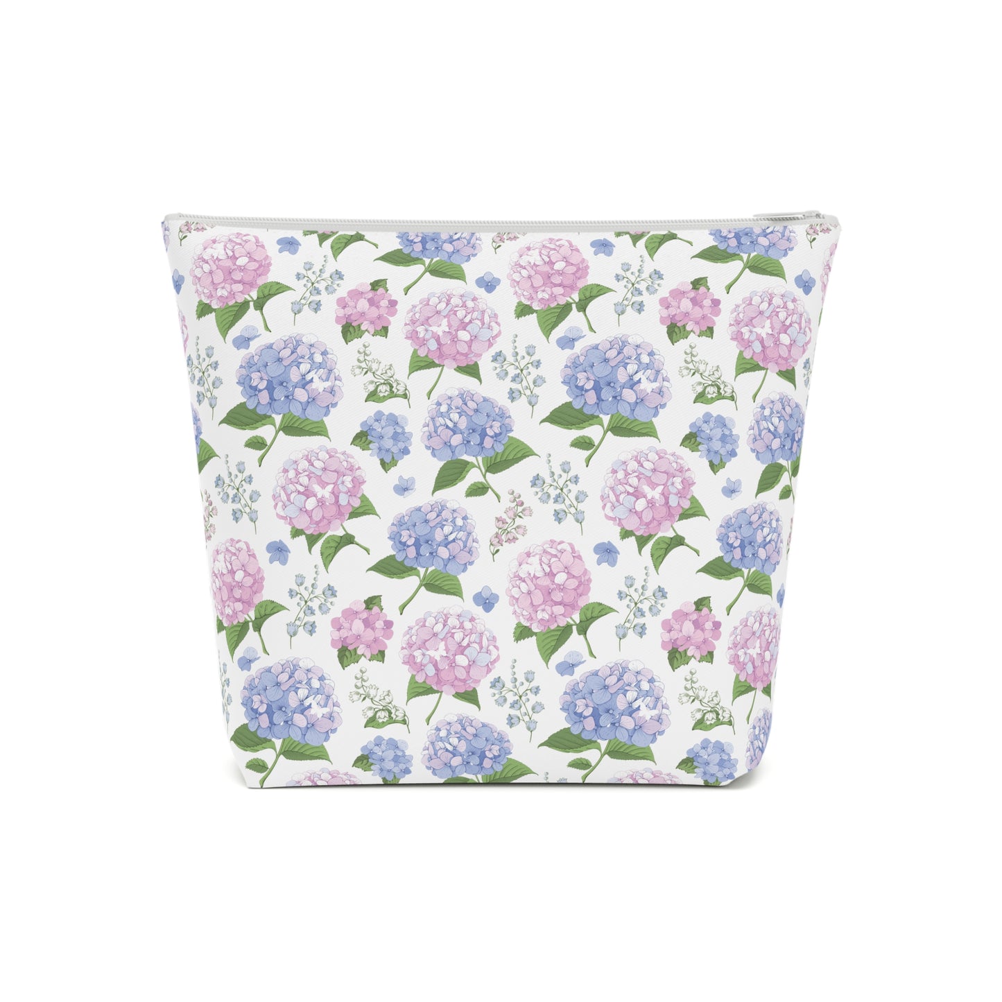 Cottage girl aesthetic cosmetic bag - hydrangea