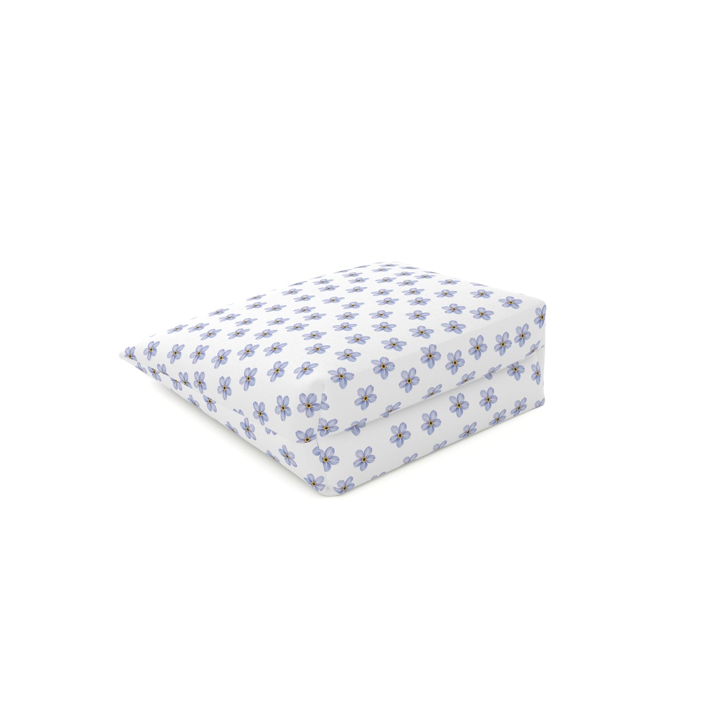 Cottage girl aesthetic cosmetic bag - forget-me-not