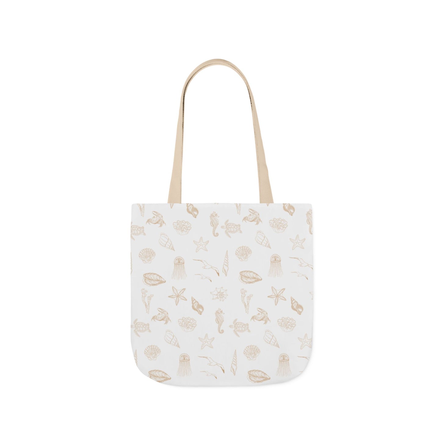 Beach girl aesthetic tote bag - sand beige
