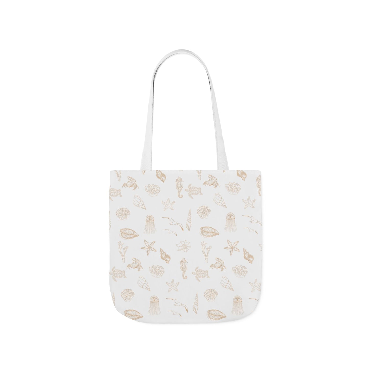 Beach girl aesthetic tote bag - sand beige