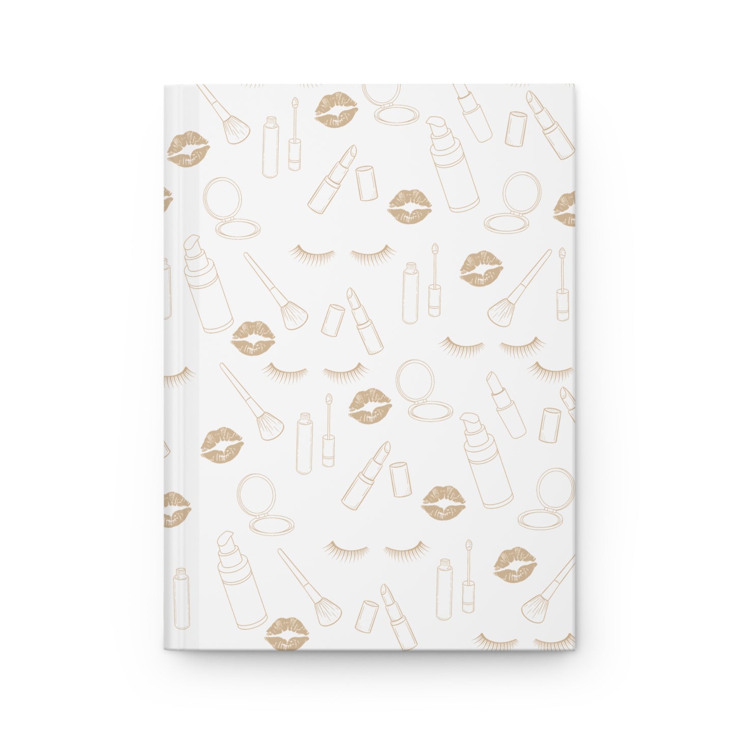 Clean girl aesthetic hardcover journal - beige