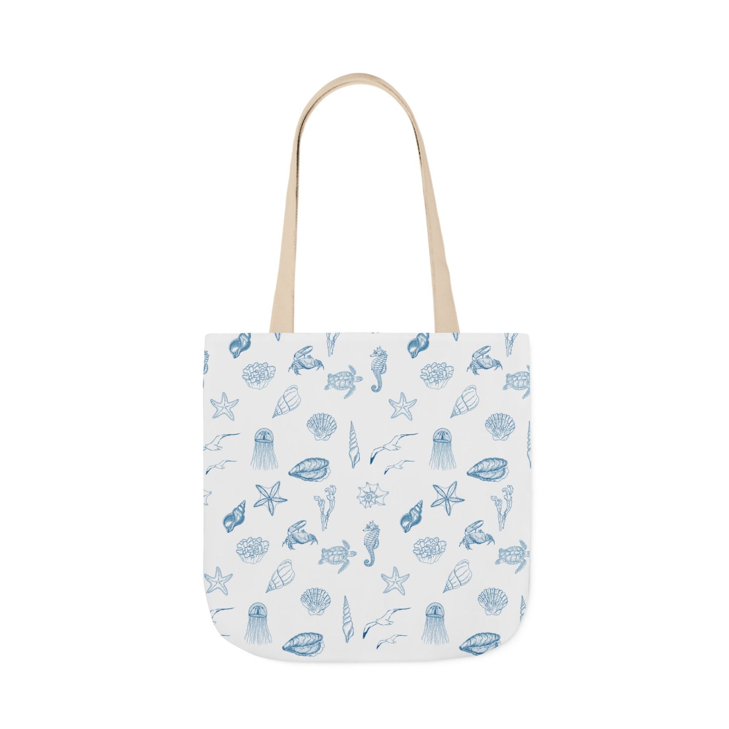 Beach girl aesthetic tote bag - ocean blue