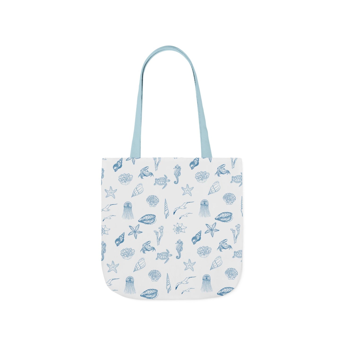 Beach girl aesthetic tote bag - ocean blue