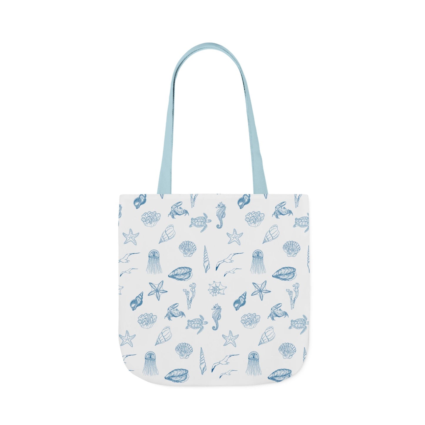 Beach girl aesthetic tote bag - ocean blue
