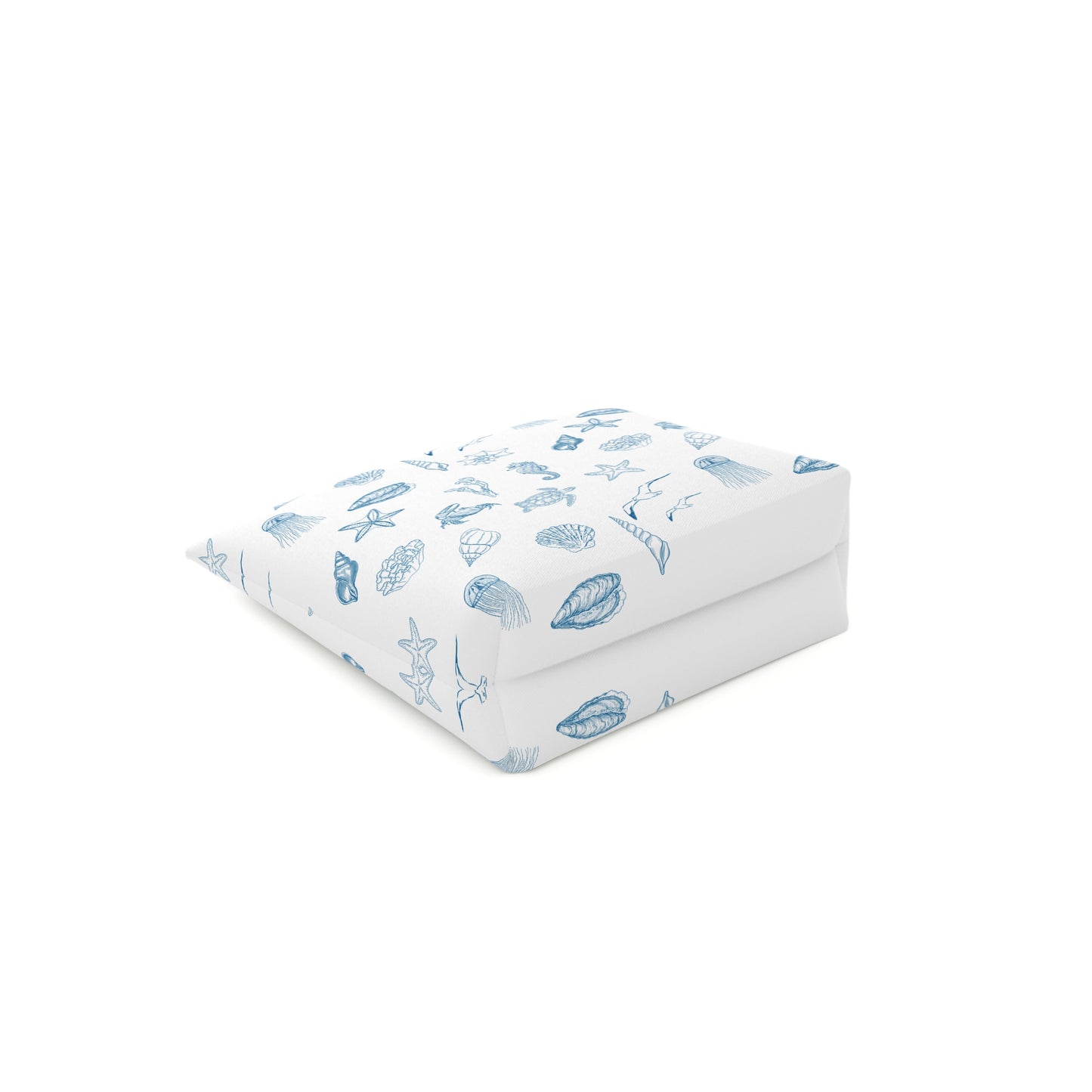 Beach girl aesthetic cosmetic bag - ocean blue