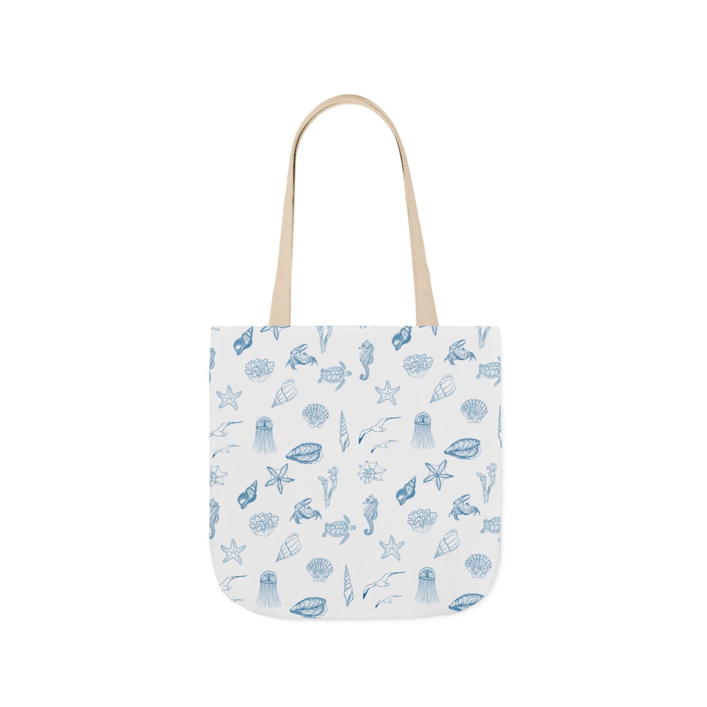 Beach girl aesthetic tote bag - ocean blue