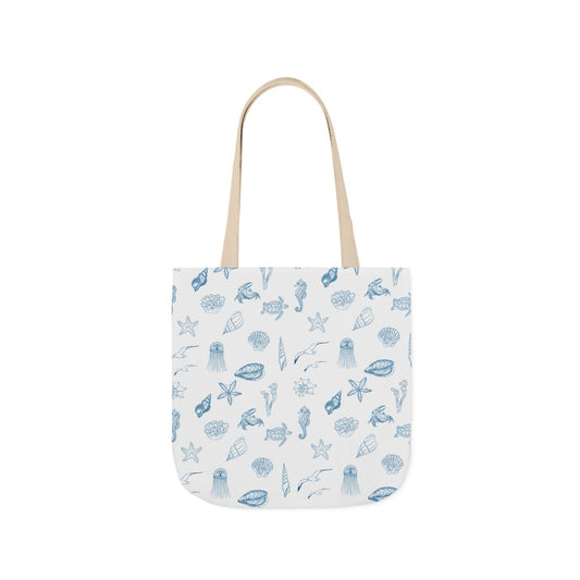 Beach girl aesthetic tote bag - ocean blue