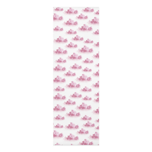 Pink girl aesthetic foam mat - pink clouds