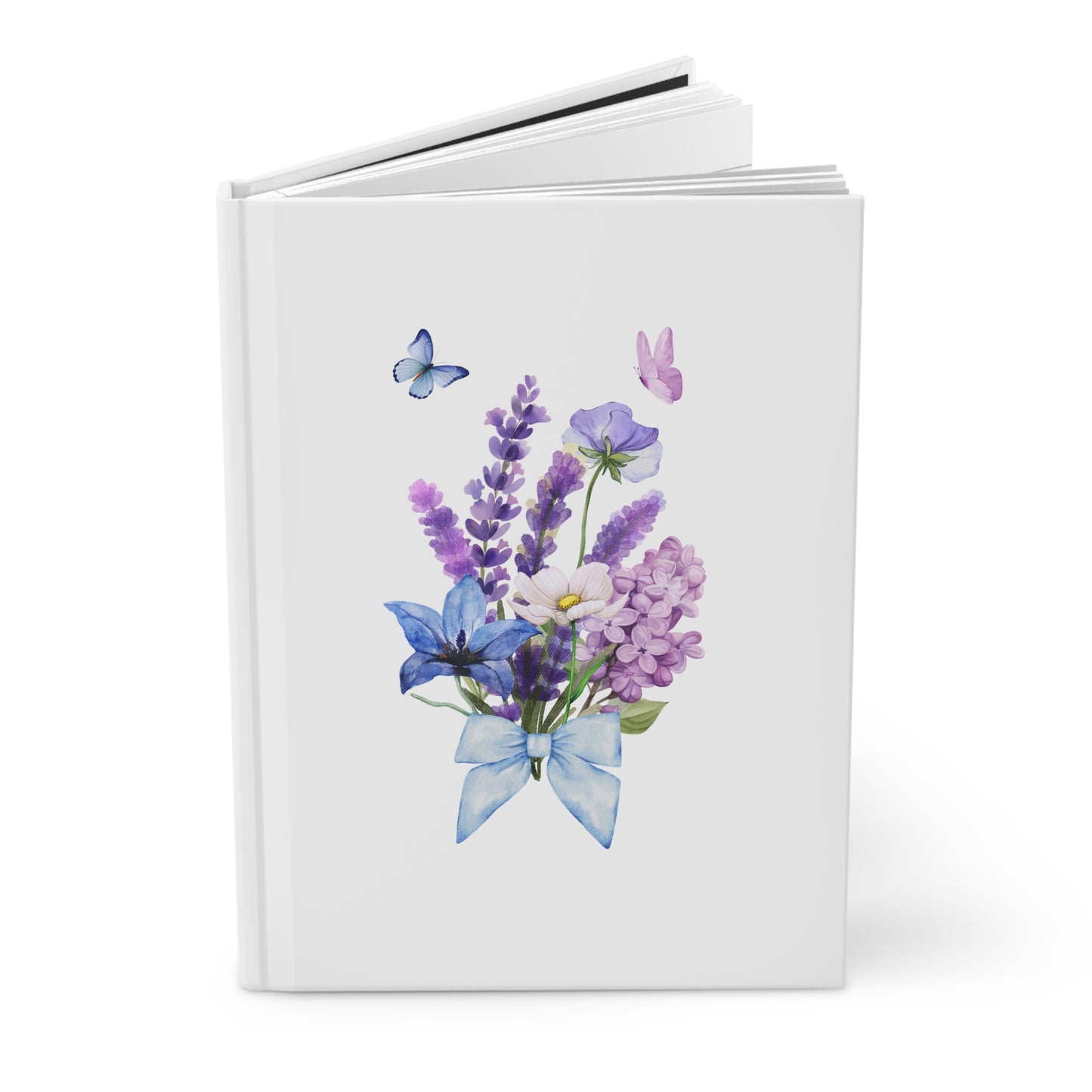 Cottage girl aesthetic hardcover journal - bouquet