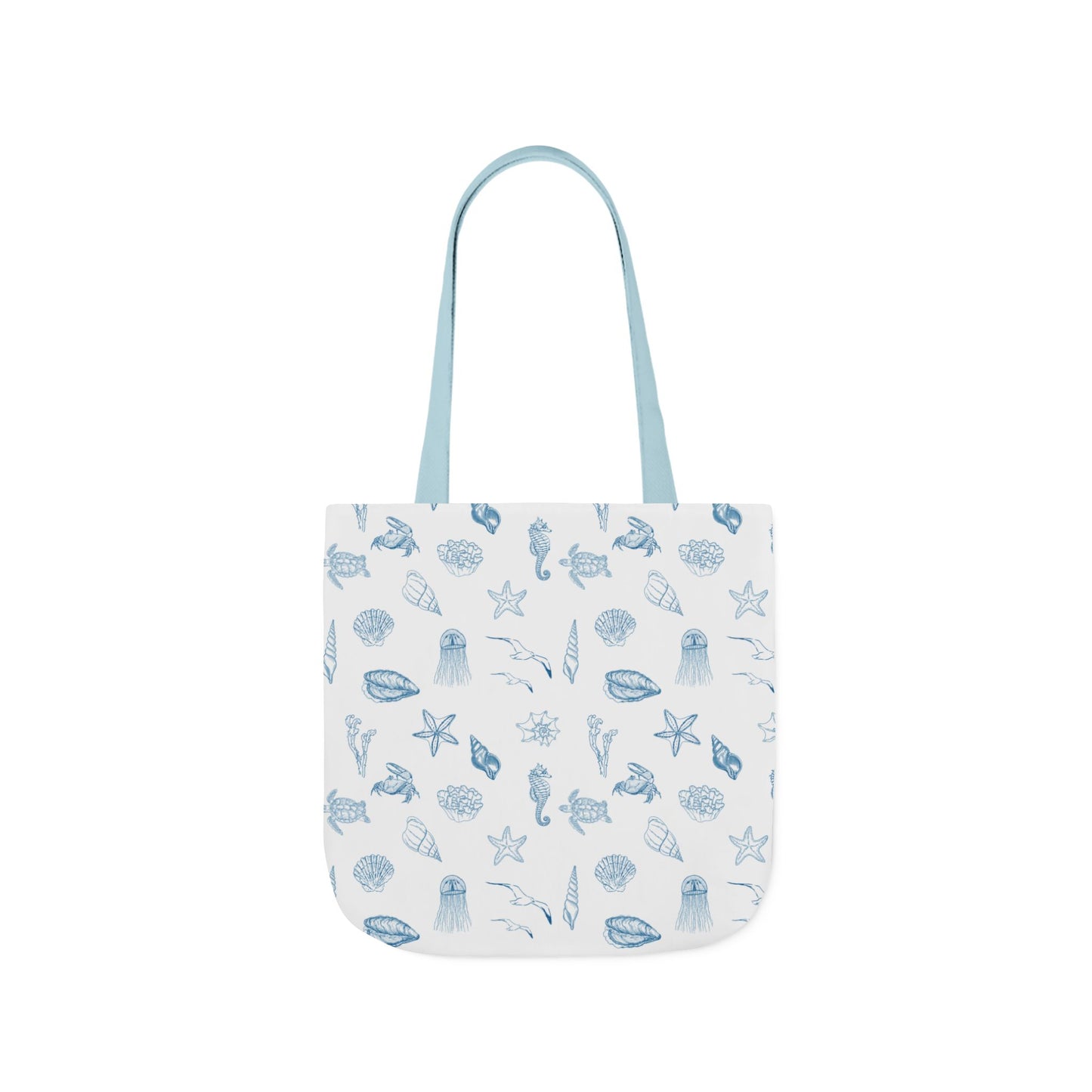 Beach girl aesthetic tote bag - ocean blue