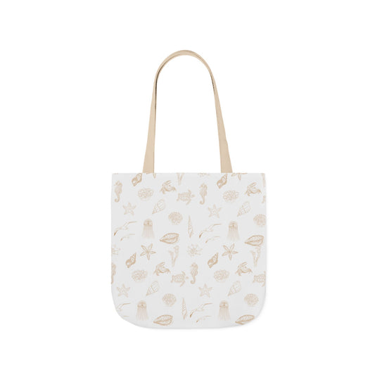 Beach girl aesthetic tote bag - sand beige