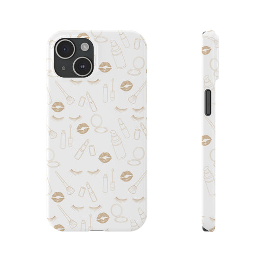 Clean girl aesthetic phone case - beige