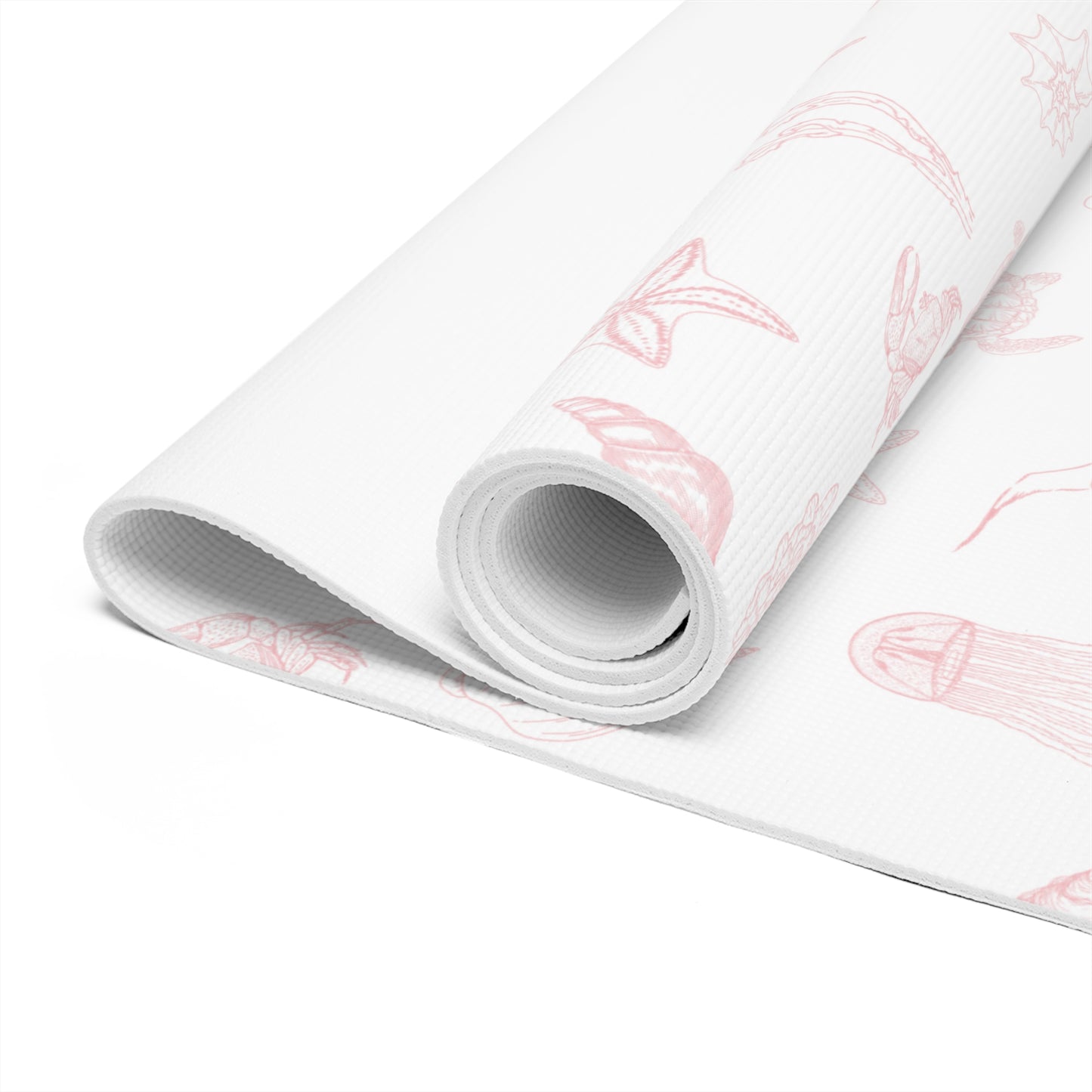 Beach girl aesthetic foam mat - pearl pink
