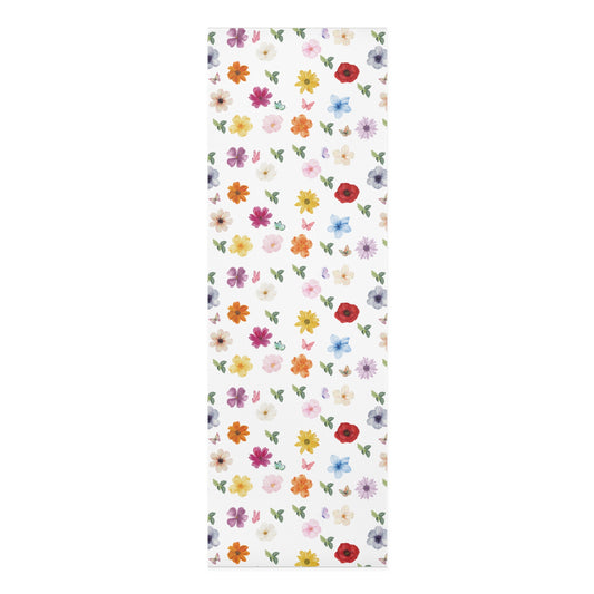 Cottage girl aesthetic foam mat - floral
