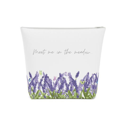 Cottage girl aesthetic cosmetic bag - lavender