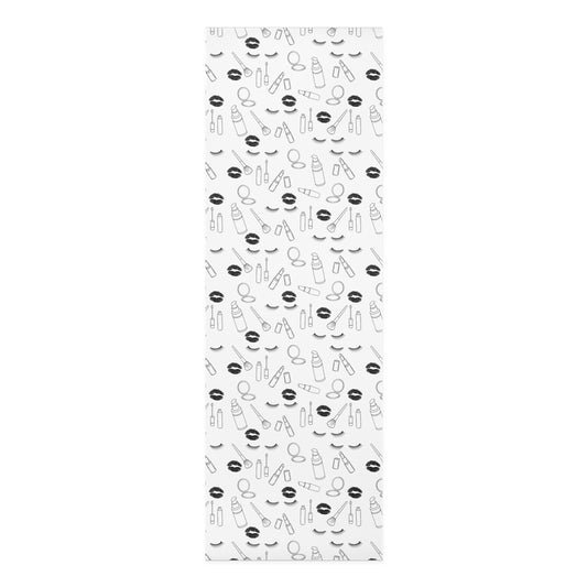 Clean girl aesthetic foam mat - black