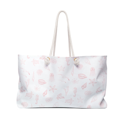 Beach girl aesthetic bag - pearl pink