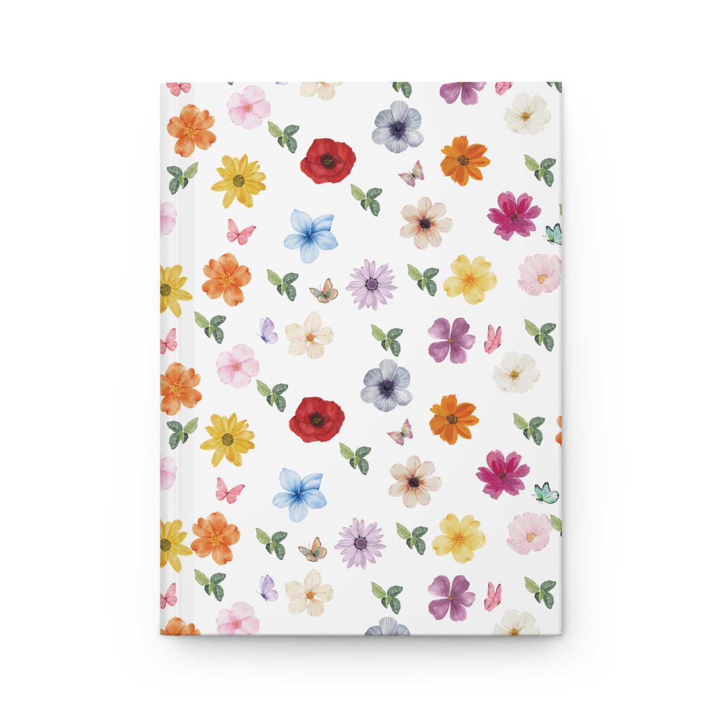 Cottage girl aesthetic hardcover journal - floral