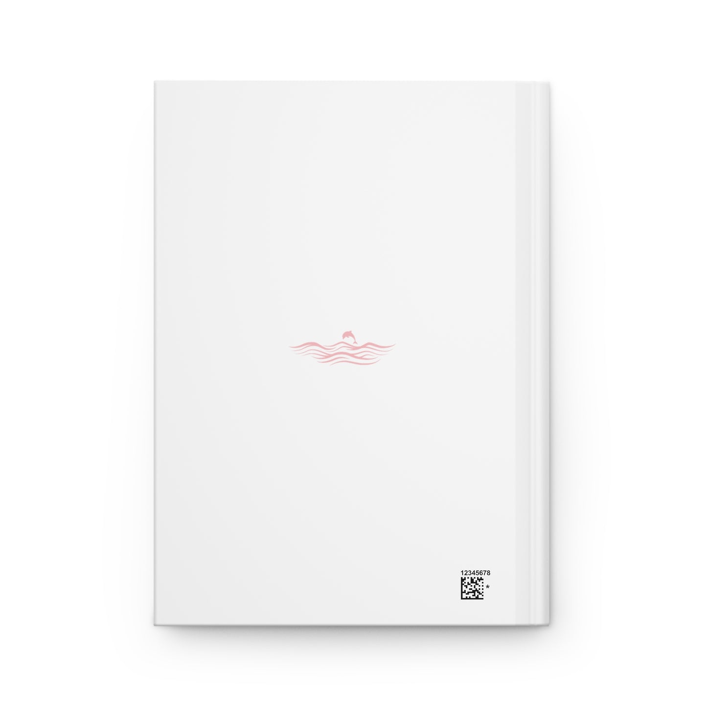 Beach girl aesthetic hardcover journal - pearl pink text