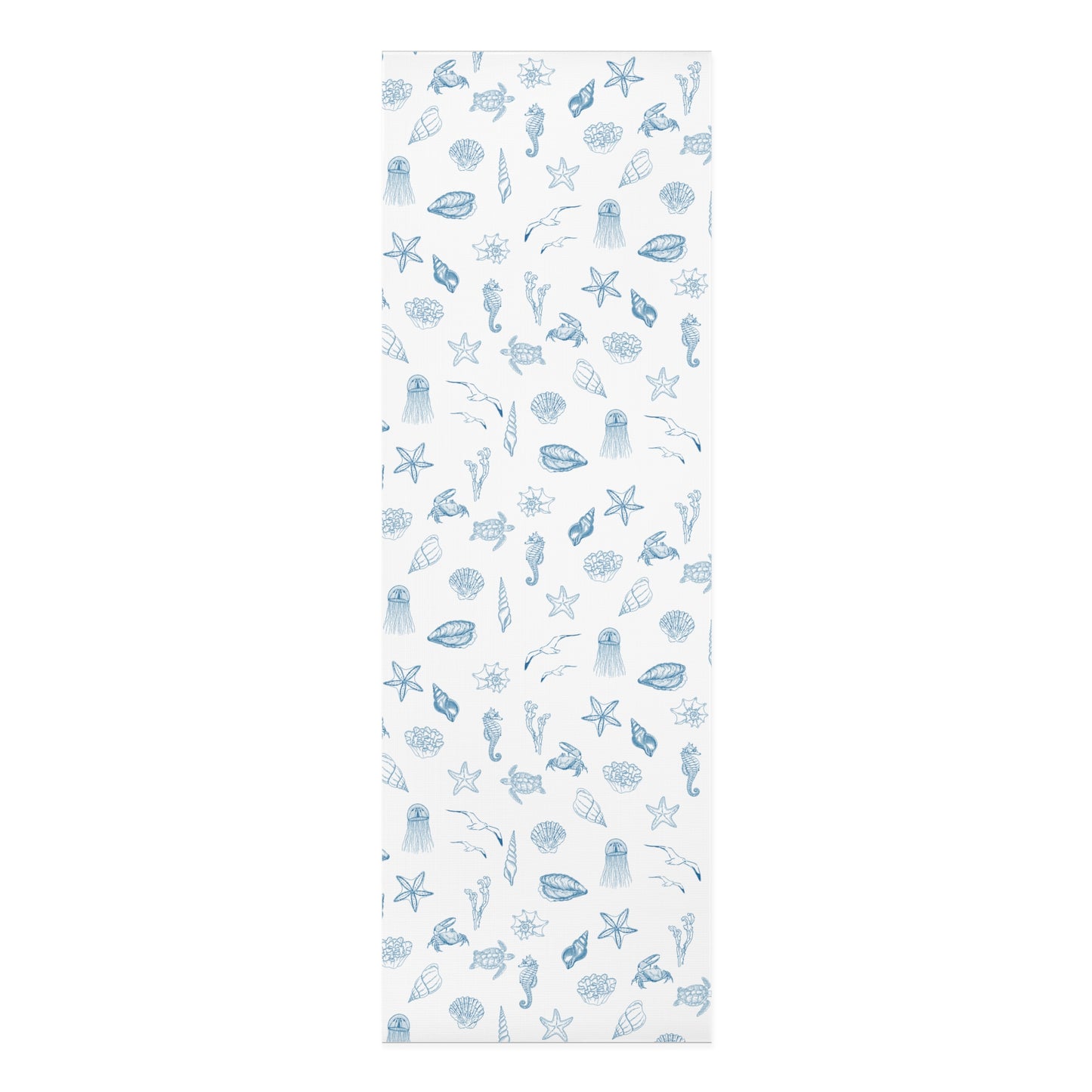 Beach girl aesthetic foam mat - ocean blue