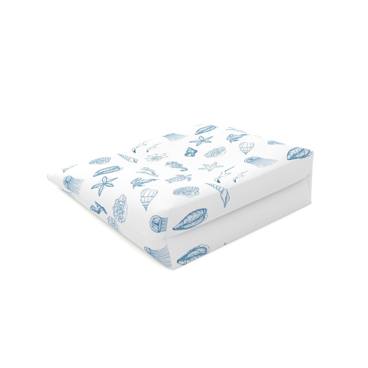 Beach girl aesthetic cosmetic bag - ocean blue