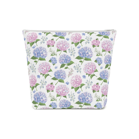 Cottage girl aesthetic cosmetic bag - hydrangea