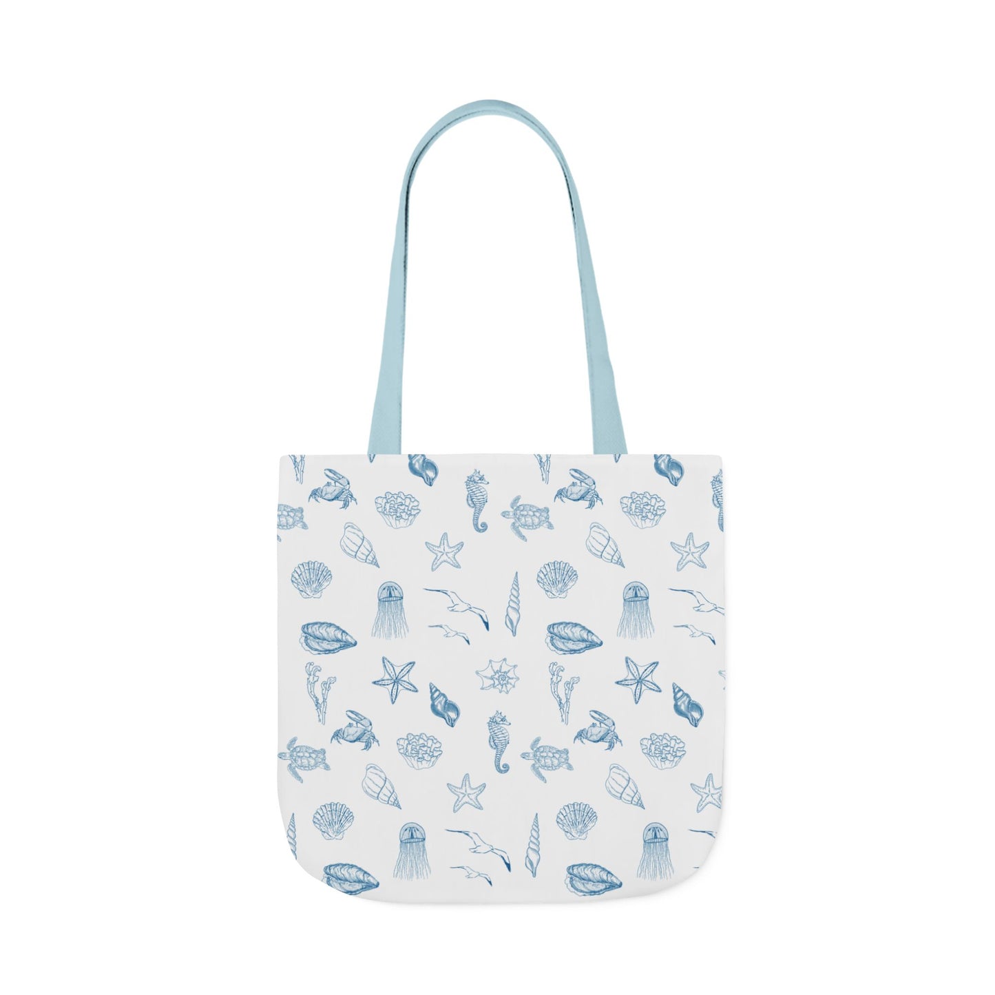 Beach girl aesthetic tote bag - ocean blue