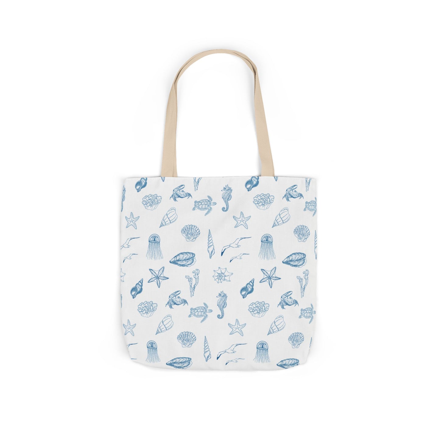 Beach girl aesthetic tote bag - ocean blue