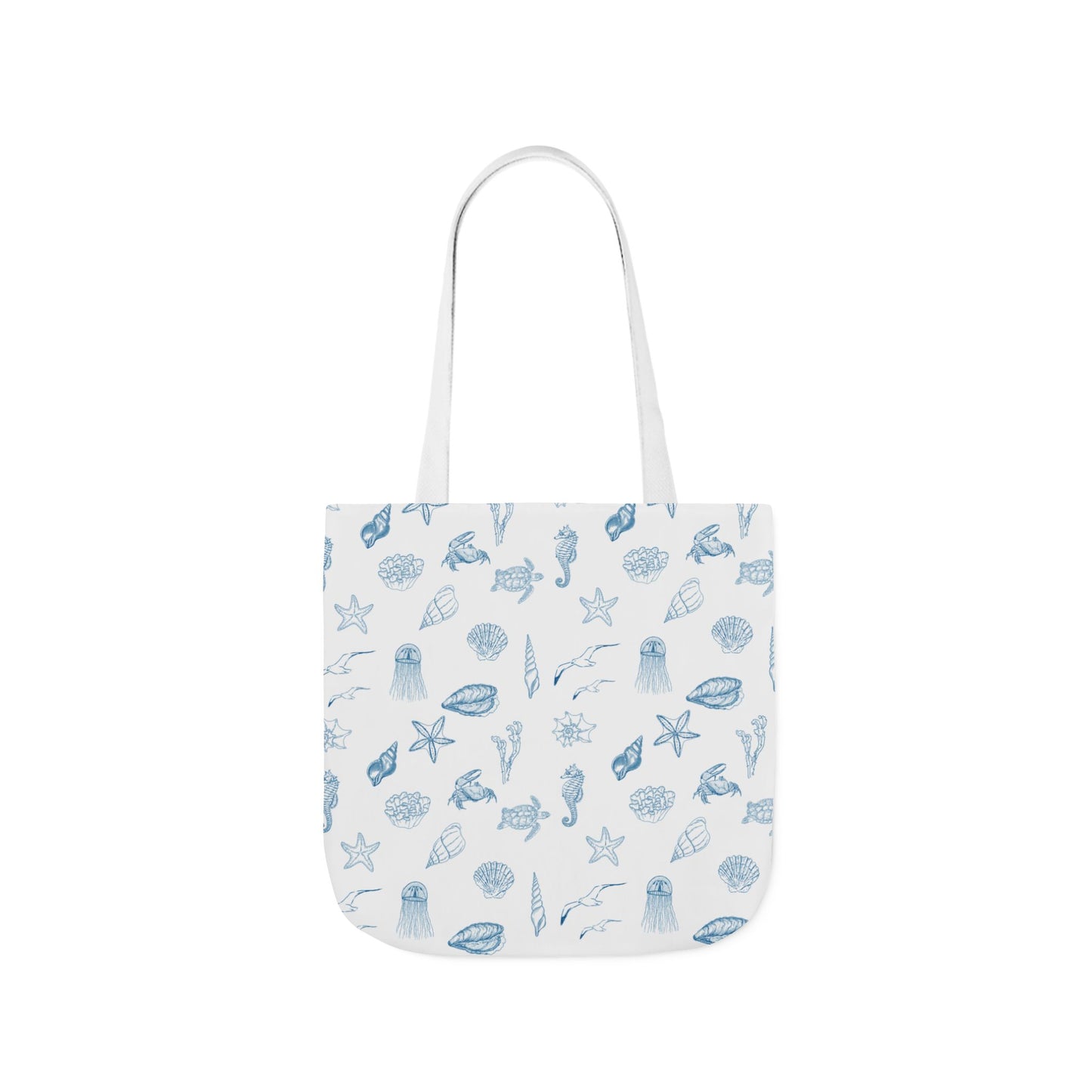 Beach girl aesthetic tote bag - ocean blue